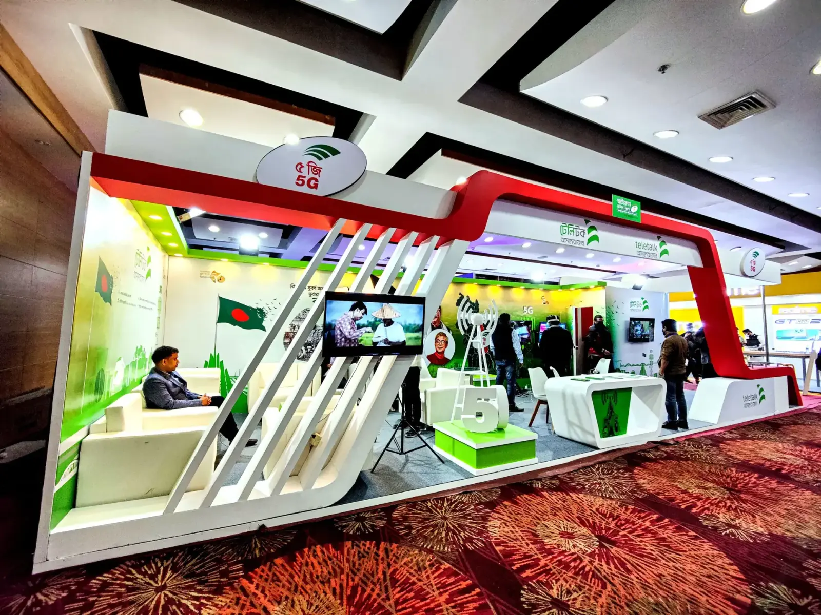 Premium Multi-Tier Corporate Pavilion with VIP Lounge