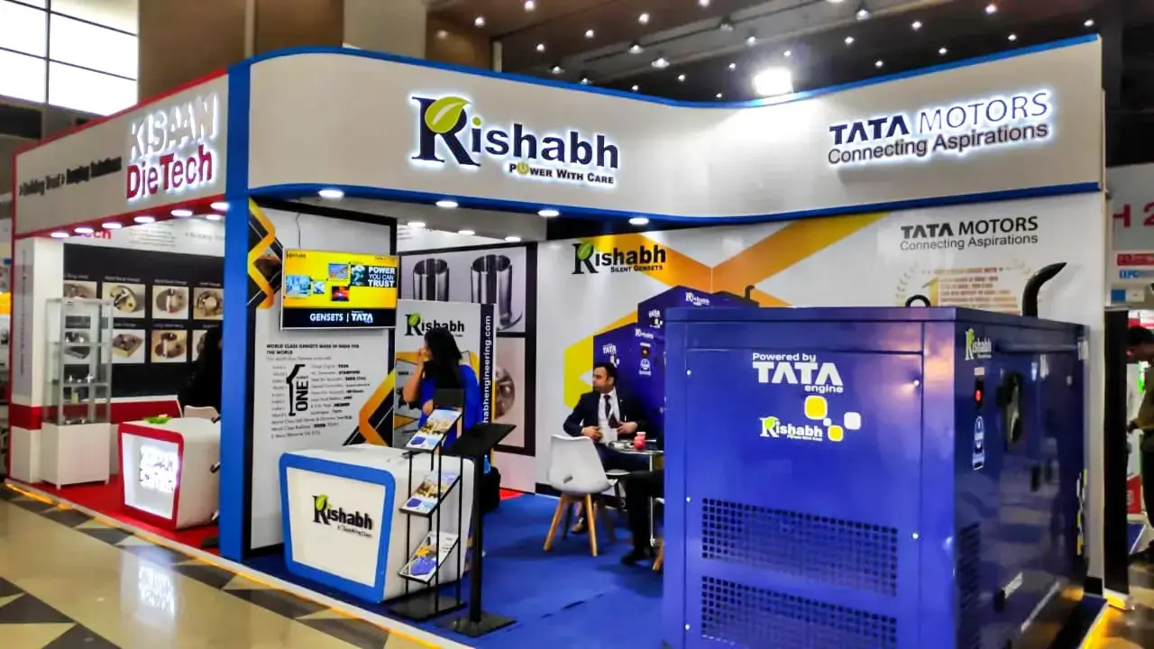 Rishab Engineering (Tata India) Custom 3D Booth