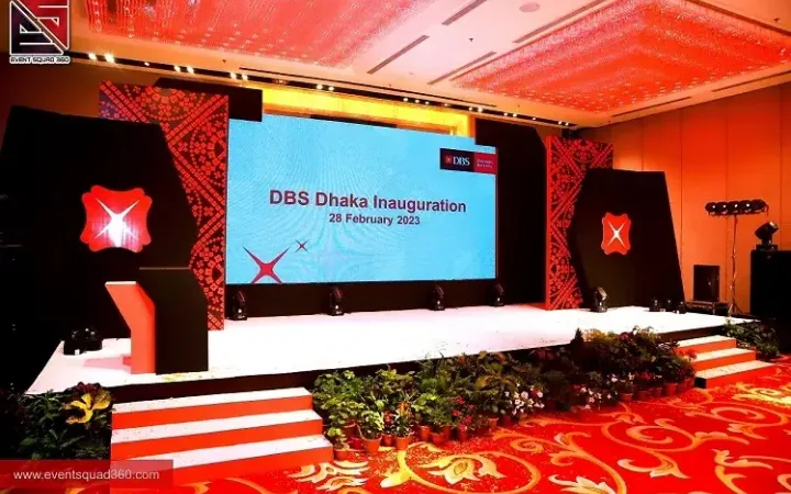 DBS Bank Launching Ceremony & Gala Stage